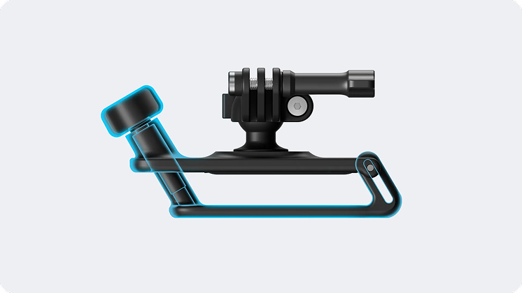 insta360 backpack clip used with Ace Pro 2